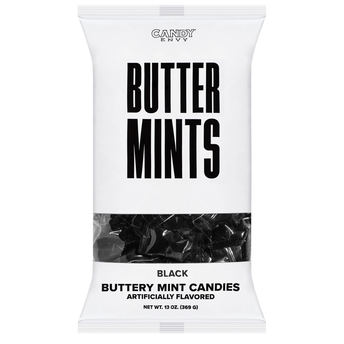 Black Wrapper Buttermints