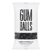 Black 1 inch Round Gumballs