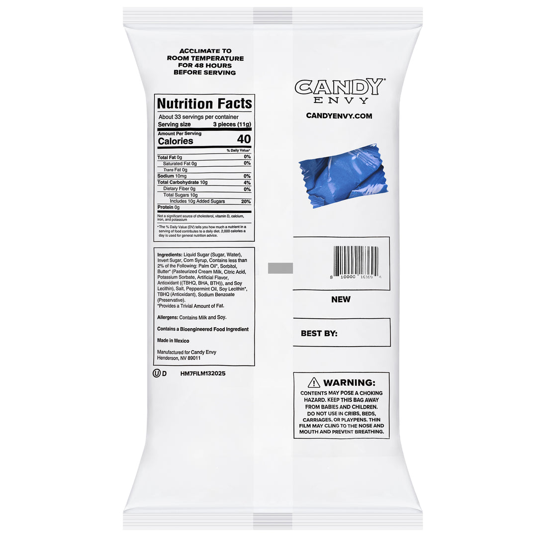 Royal Blue Wrapper Buttermints
