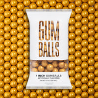 Shimmer Gold 1 inch Round Gumballs