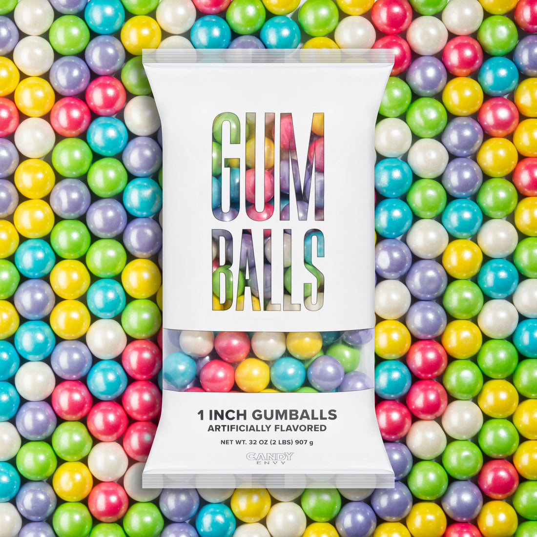 Shimmer Spring Pastel 1 inch Round Gumballs