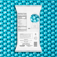 Shimmer Light Blue & Shimmer White 1 inch Round Gumballs