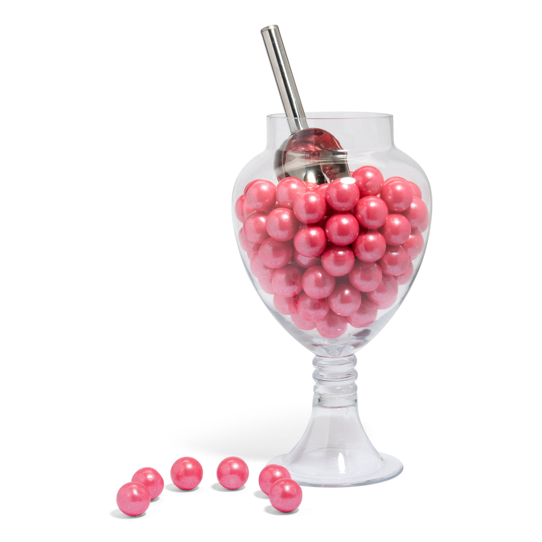 Shimmer Pink 1 inch Round Gumballs