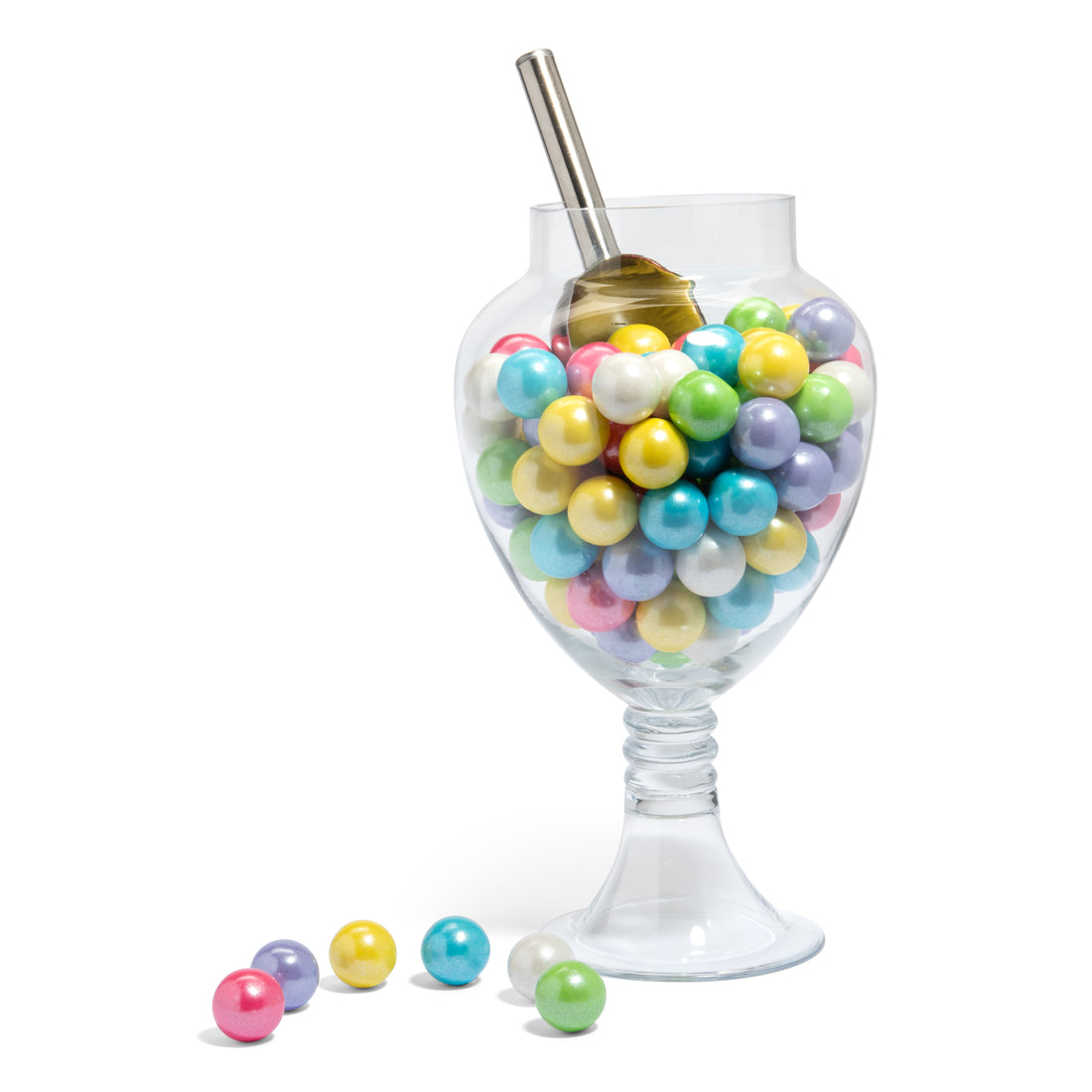 Shimmer Spring Pastel 1 inch Round Gumballs