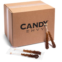 Amber Rock Candy Sugar Sticks - Root Beer Flavor - PREORDER