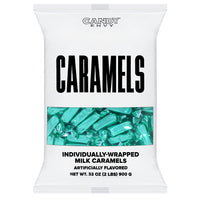 Turquoise Foil-Wrapped Caramels