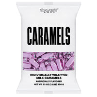 Light Pink Foil-Wrapped Caramels