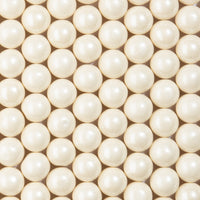 Shimmer White 1 inch Round Gumballs
