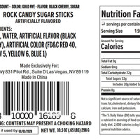 Gold Happy New Year Rock Candy Sugar Sticks