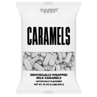 White Foil-Wrapped Caramels