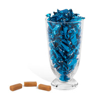 Blue Foil-Wrapped Caramels