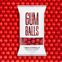 Red 1 inch Round Gumballs