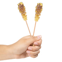 Amber Café Mini Rock Candy Sugar Sticks - Original Sugar Flavor