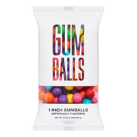 Assorted "Rainbow" 1 inch Round Gumballs