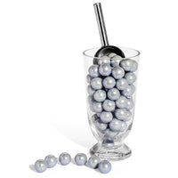 Shimmer Silver 1 inch Round Gumballs
