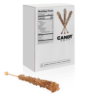 Amber Rock Candy Sugar Sticks - Root Beer Flavor