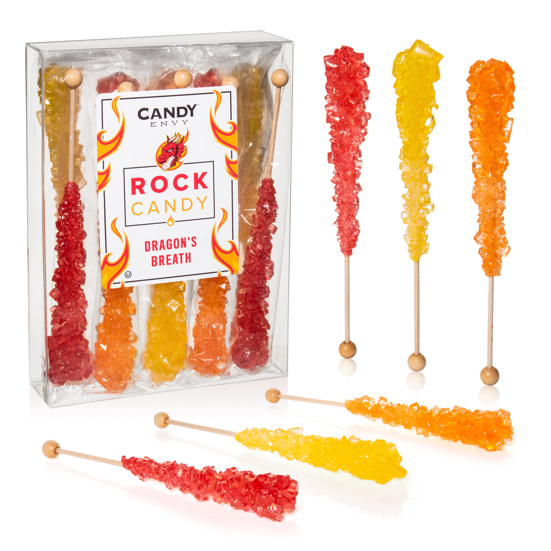 Dragon's Breath Rock Candy Sugar Sticks
