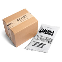 White Foil-Wrapped Caramels