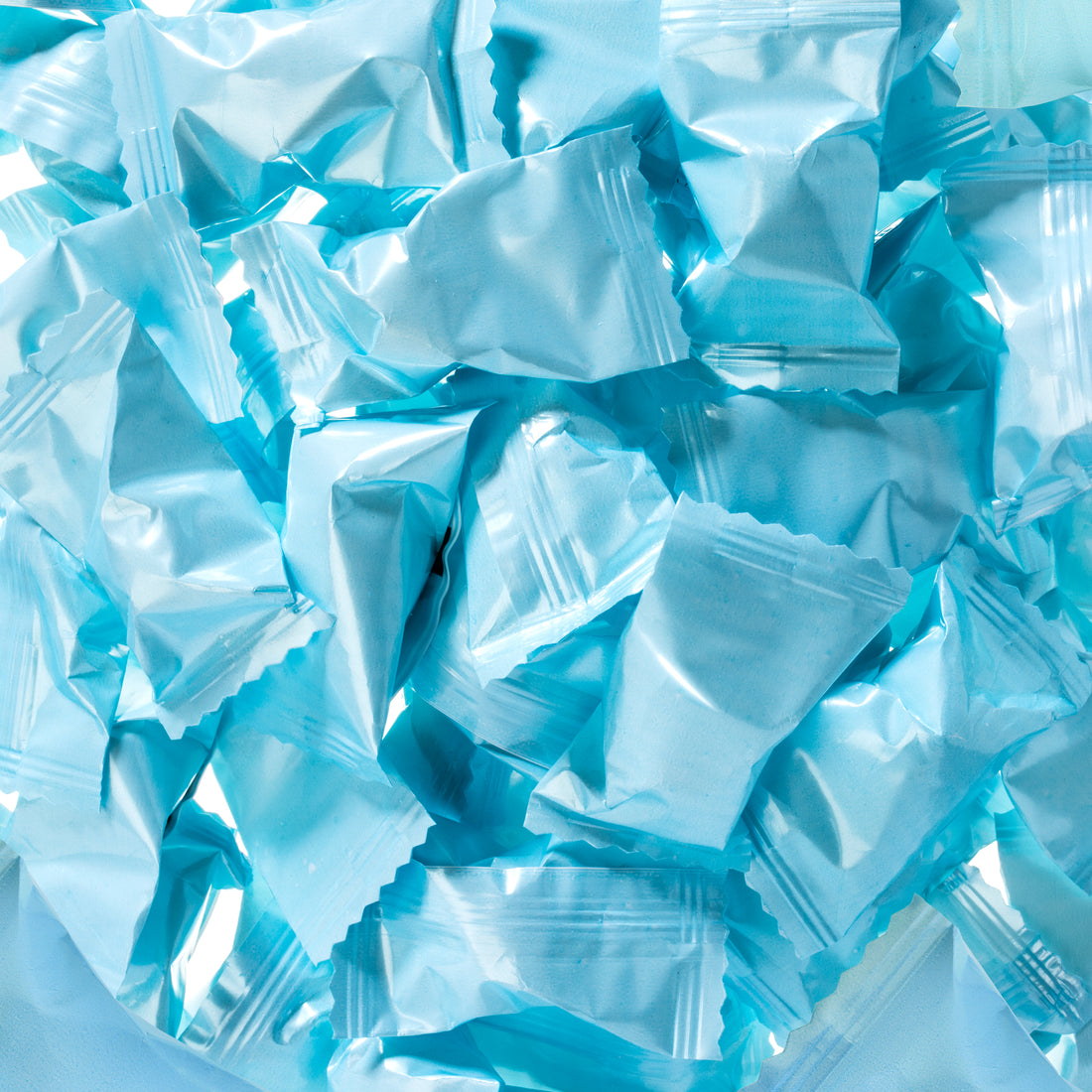 Light Blue Wrapper Buttermints
