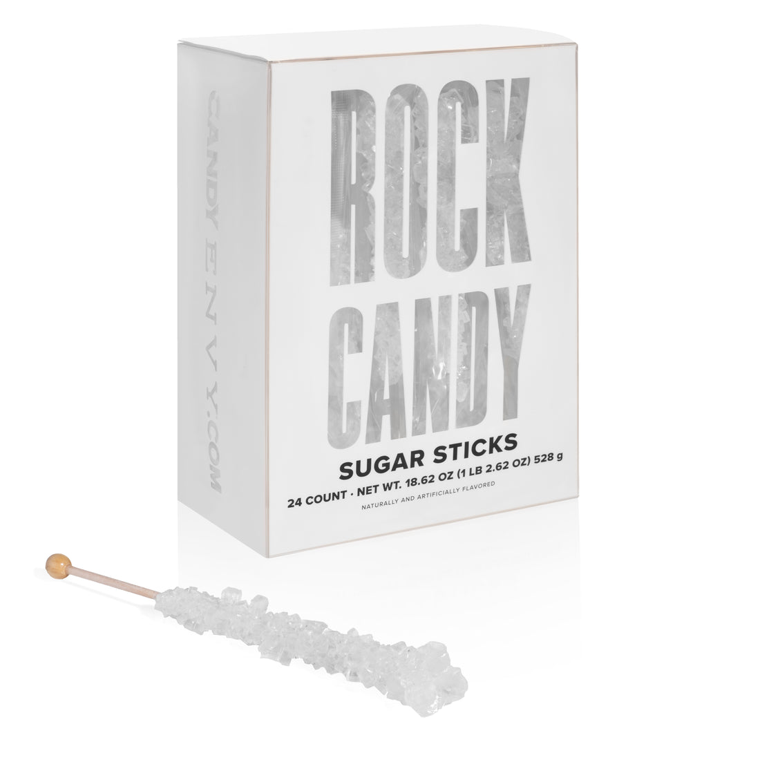 White Rock Candy Sugar Sticks - Original Sugar Flavor