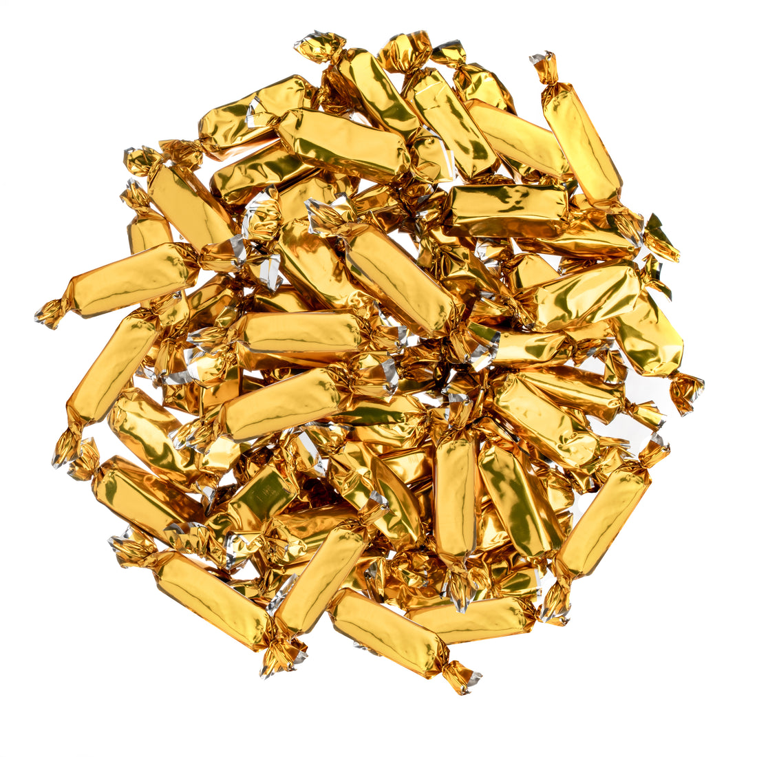 Gold Foil-Wrapped Caramels