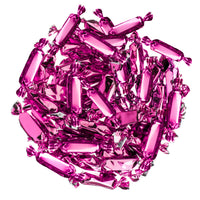 Hot Pink Foil-Wrapped Caramels