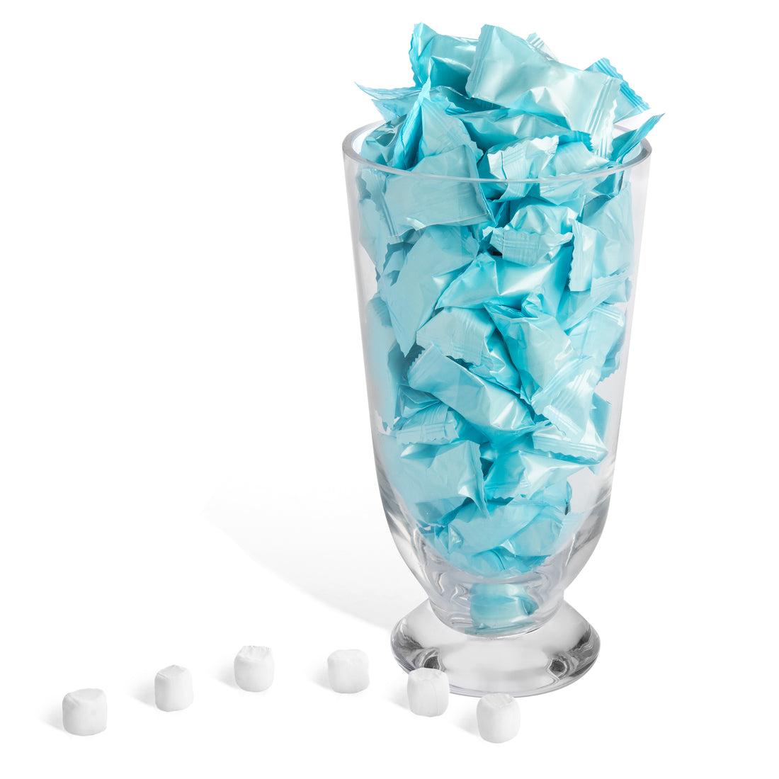 Light Blue Wrapper Buttermints