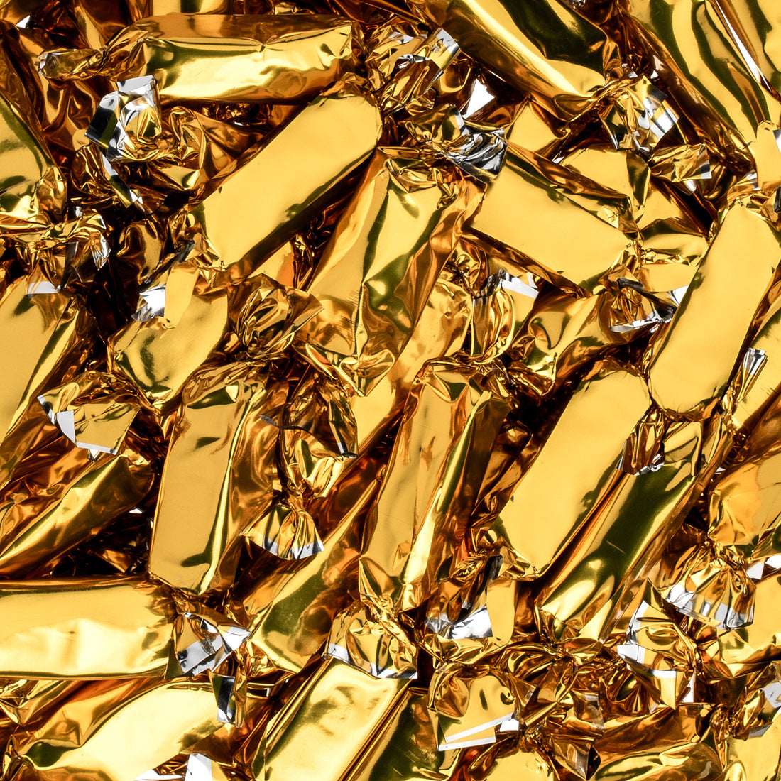 Gold Foil-Wrapped Caramels