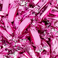 Hot Pink Foil-Wrapped Caramels