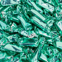 Turquoise Foil-Wrapped Caramels