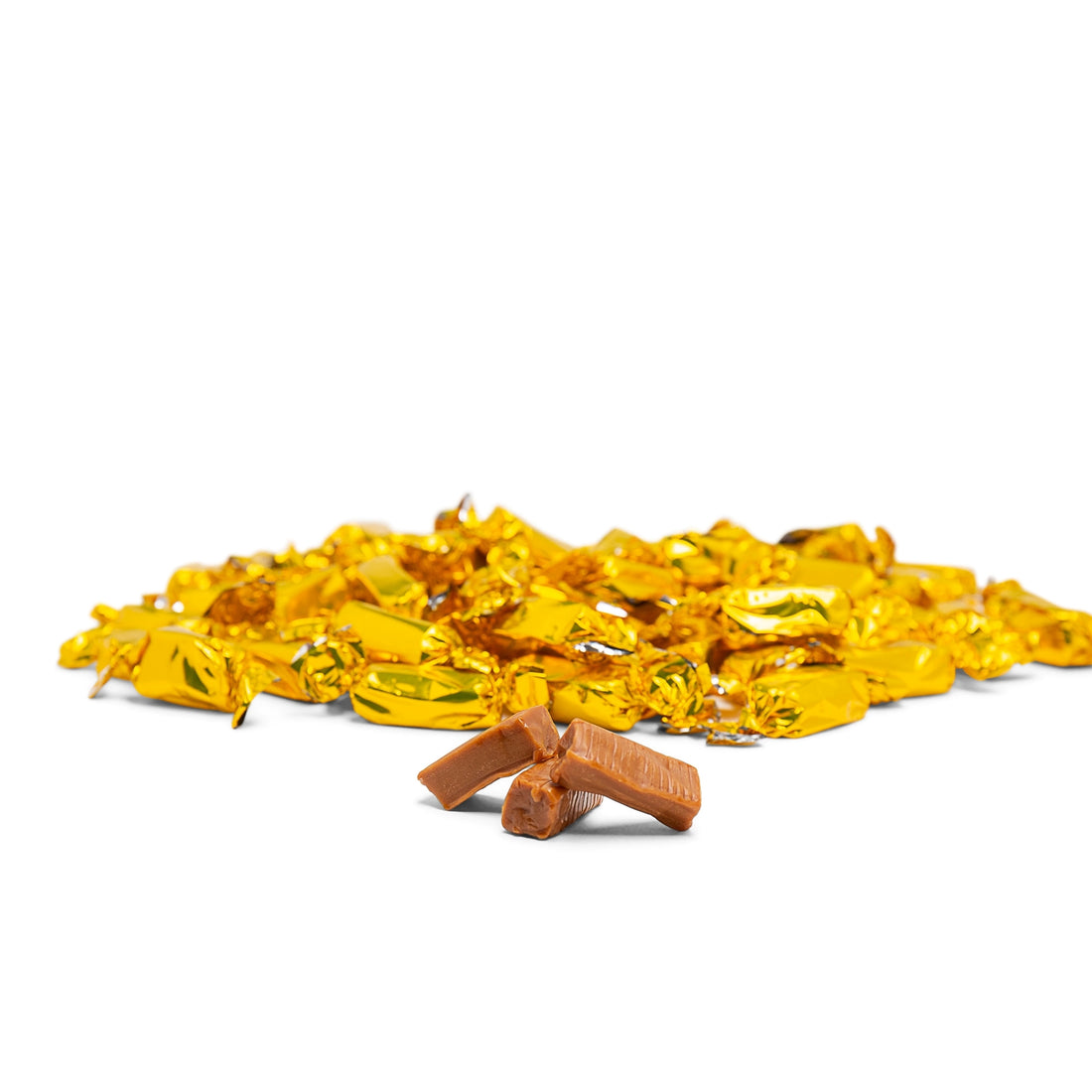 Gold Foil-Wrapped Caramels