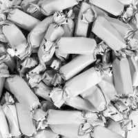 White Foil-Wrapped Caramels