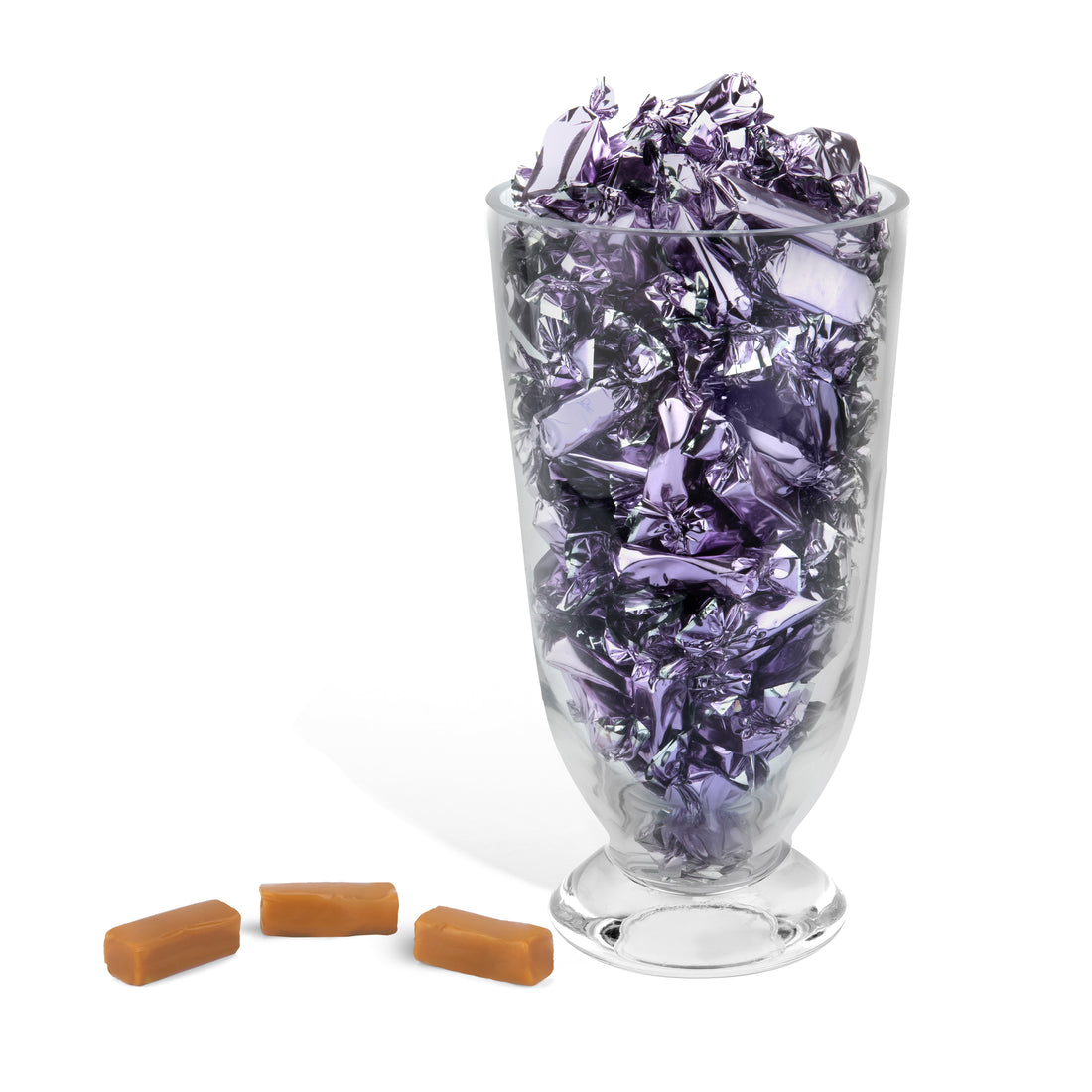 Lilac Foil-Wrapped Caramels