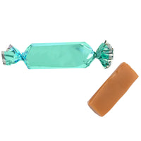 Turquoise Foil-Wrapped Caramels