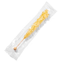 Gold Rock Candy Sugar Sticks - Original Sugar Flavor