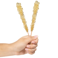 Gold Rock Candy Sugar Sticks - Original Sugar Flavor