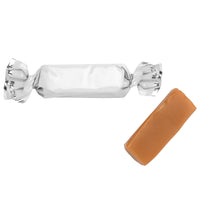 White Foil-Wrapped Caramels