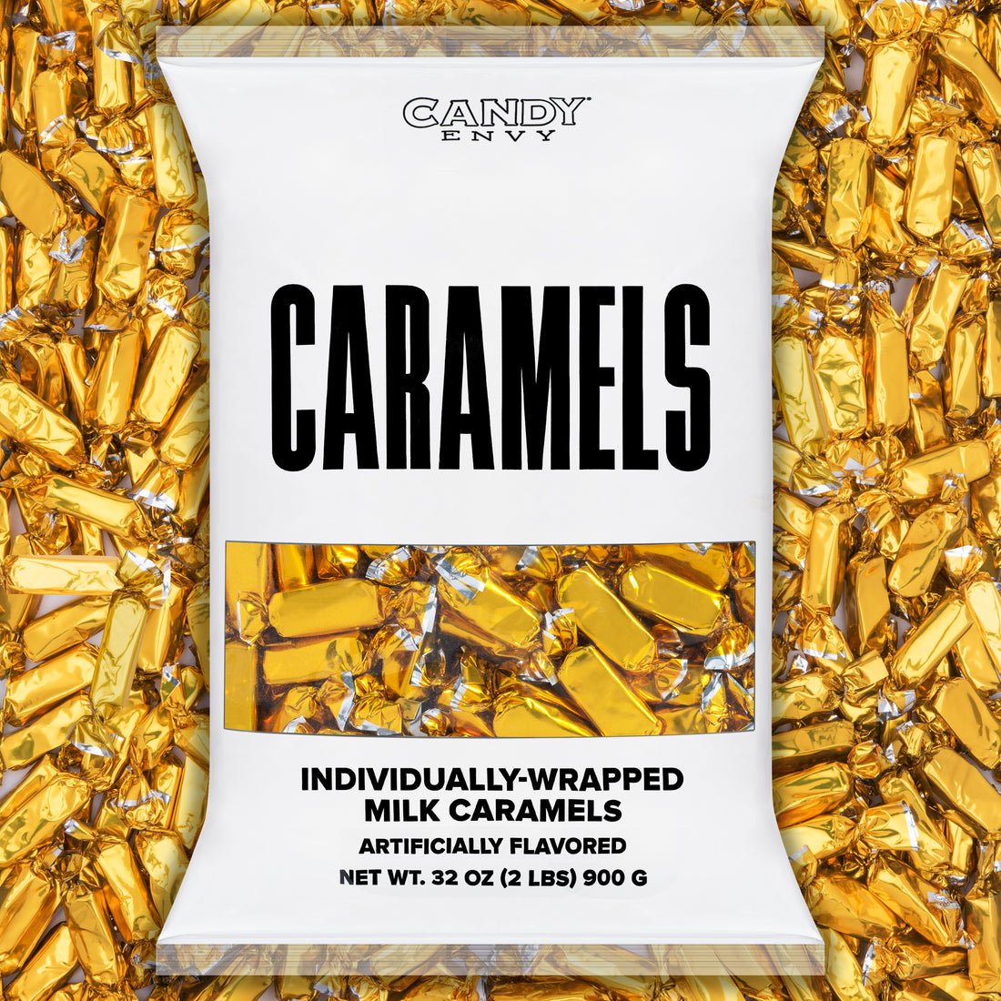 Gold Foil-Wrapped Caramels