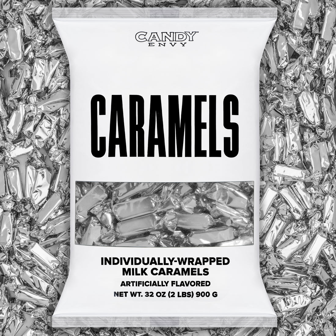 Silver Foil-Wrapped Caramels - PRE-ORDER AVAILABLE