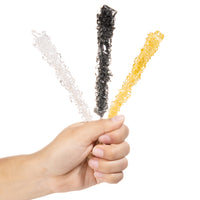 Gold Happy New Year Rock Candy Sugar Sticks