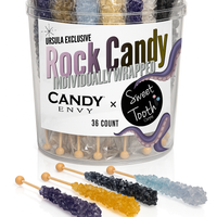 Candy Envy x Sweet Tooth – Sea Witch Rock Candy Sugar Sticks (36 Count)