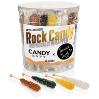 Candy Envy x Sweet Tooth – Down to Earth Rock Candy Sugar Sticks (36 Count)