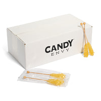 Gold Café Mini Rock Candy Sugar Sticks - Original Sugar Flavor