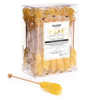 Gold Café Mini Rock Candy Sugar Sticks - Original Sugar Flavor
