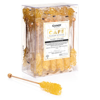Gold Café Mini Rock Candy Sugar Sticks - Original Sugar Flavor