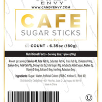 Gold Café Mini Rock Candy Sugar Sticks - Original Sugar Flavor