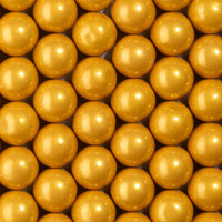 Shimmer Gold 1 inch Round Gumballs