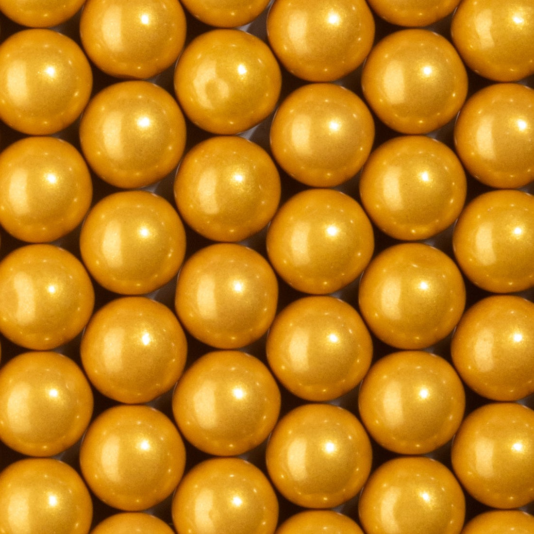 Black & Gold 1 inch Round Gumballs