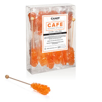 Orange Cafe Sugar Crystal Stick for Coffee and Tea Sweetener