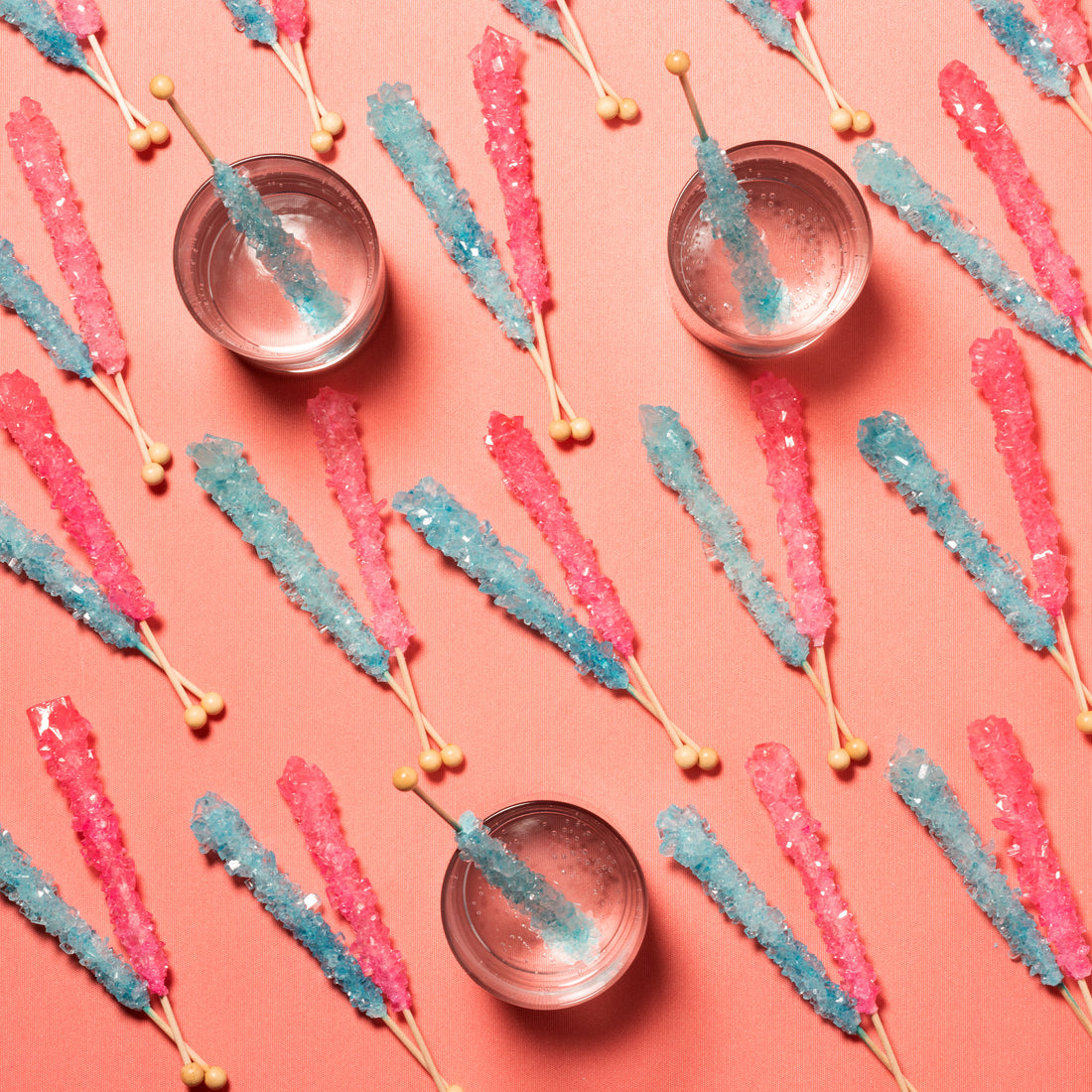 Baby Reveal Rock Candy Sugar Sticks